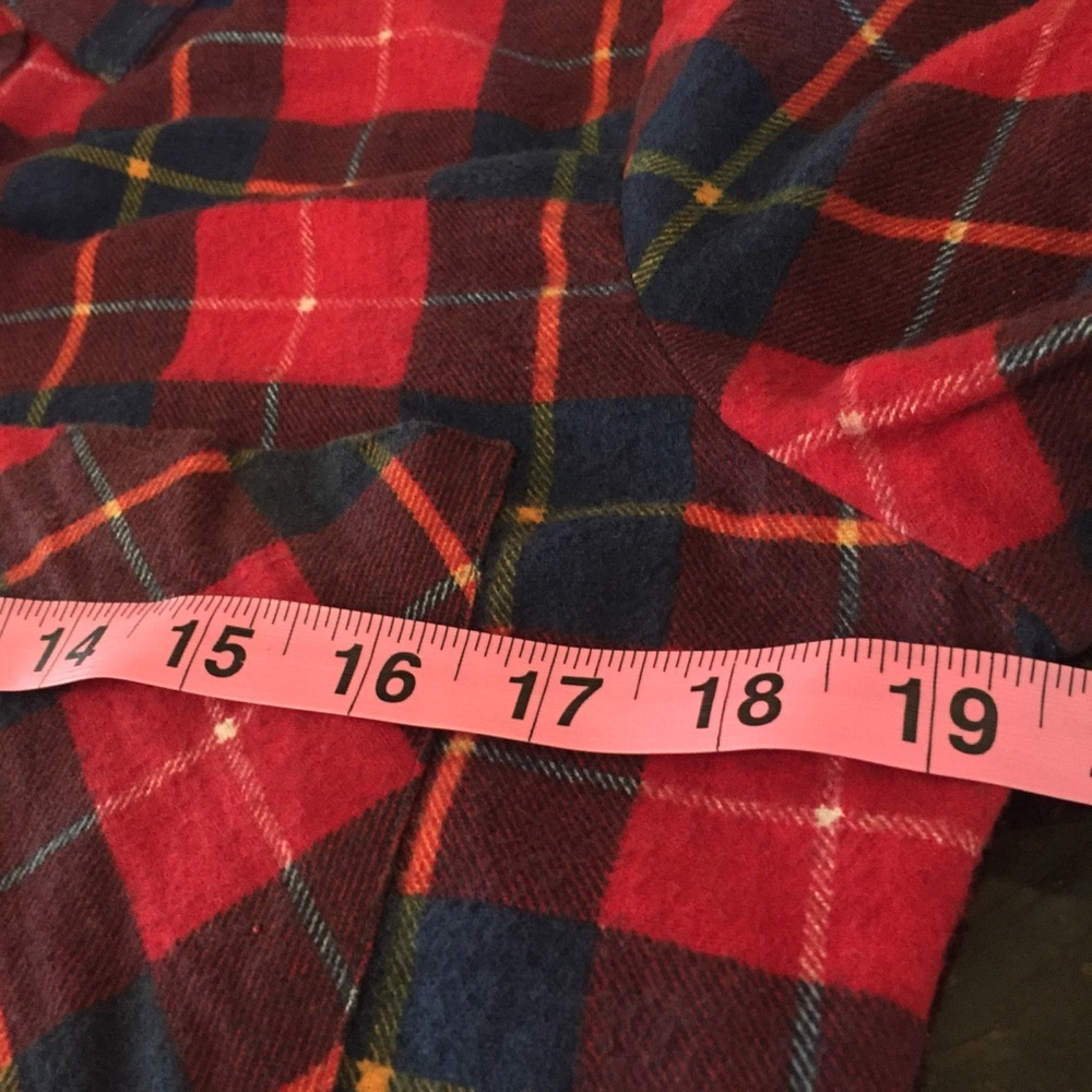 80s vbh just 4 you plaid button down - Picture 7 of 7
